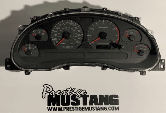 1999-2004 Ford Mustang Instrument Cluster 150mph
