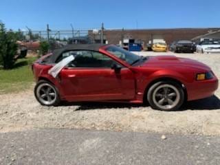 2002 FORD MUSTANG 4.6 - RED CONVERTIBLE thumbnail 2