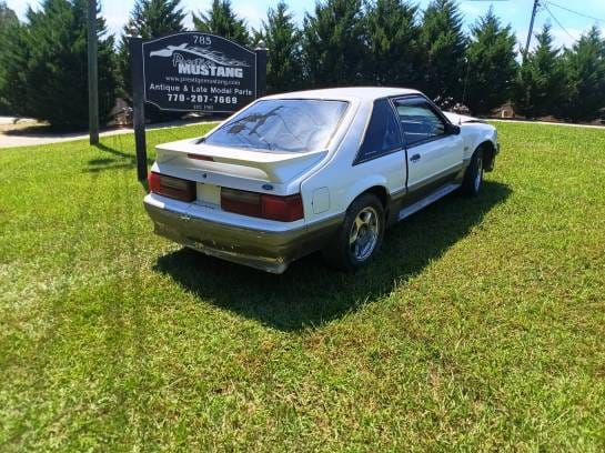 1991 mustang gt-white  thumbnail 2