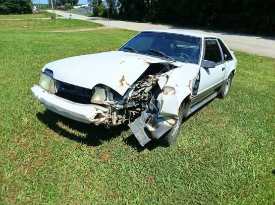 1991 mustang gt-white  thumbnail 4