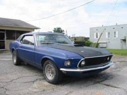 1969 Ford Mustang 351 W - Blue