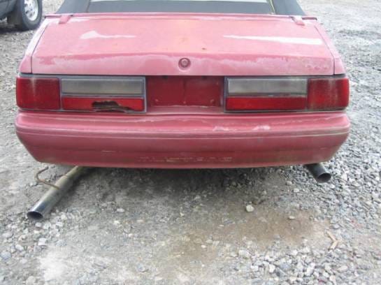 87-93 Ford Mustang Convertible 5 Automatic - Red thumbnail 5
