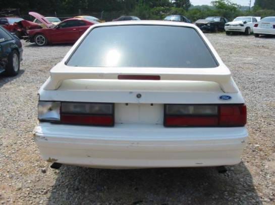 87-93 Ford Mustang Hatchback 5 Manual - White thumbnail 2