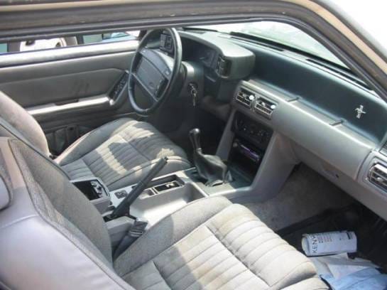 87-93 Ford Mustang Hatchback 5 Manual - White thumbnail 5