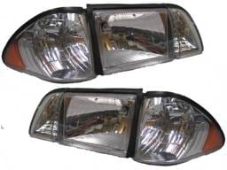 1987-1993 Euro Headlight Set 6pc. 