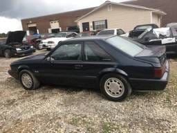 1989 Ford Mustang Hatchback Blue 