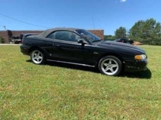 1996 FORD MUSTANG GT CONVERTIBLE- BLACK thumbnail 3