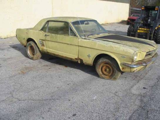 1966 Ford Mustang - Yellow